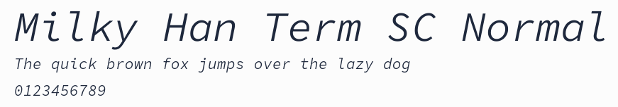 Milky Han Term SC Normal預覽圖