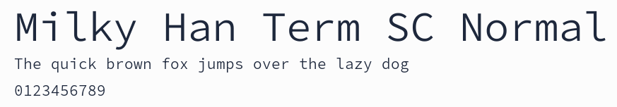 Milky Han Term SC Normal預覽圖