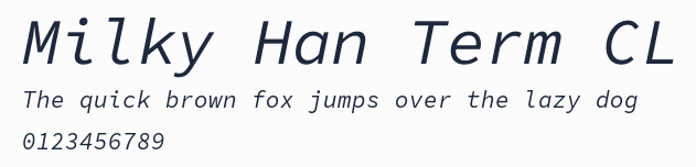 Milky Han Term CL預覽圖