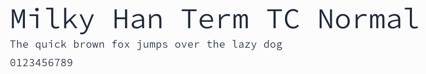 Milky Han Term TC Normal預覽圖