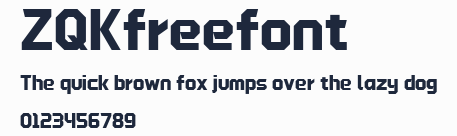 ZQKfreefont預覽圖