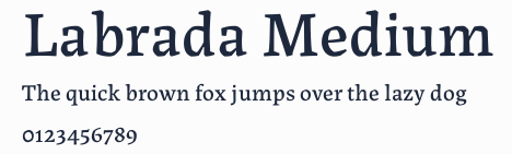 Labrada Medium預覽圖