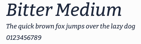 Bitter Medium
