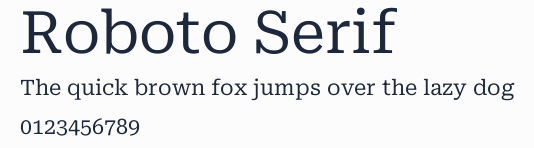 Roboto Serif預覽圖
