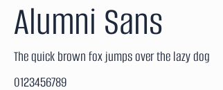 Alumni Sans預覽圖