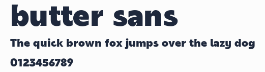 butter sans預覽圖