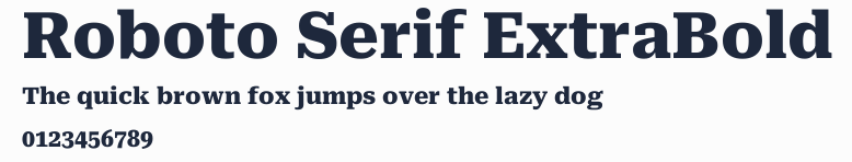 Roboto Serif ExtraBold預覽圖