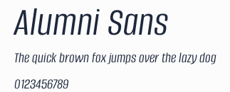 Alumni Sans預覽圖