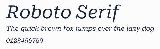 Roboto Serif預覽圖
