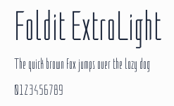 Foldit ExtraLight預覽圖