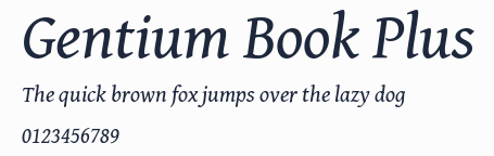 Gentium Book Plus預覽圖
