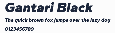 Gantari Black預覽圖