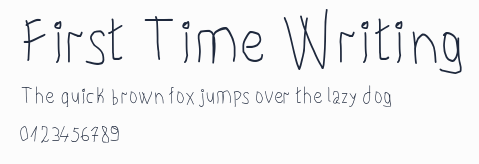 First Time Writing預覽圖