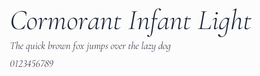 Cormorant Infant Light預覽圖