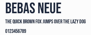 Bebas Neue預覽圖