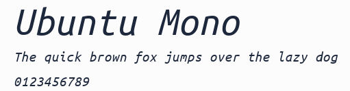 Ubuntu Mono