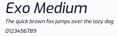 Exo Medium預覽圖