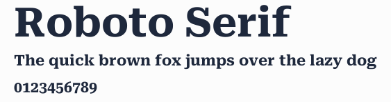 Roboto Serif預覽圖