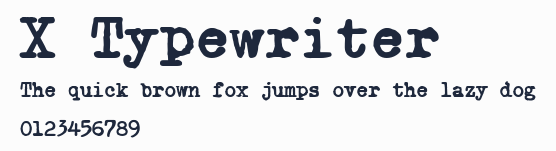 X Typewriter預覽圖