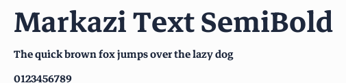 Markazi Text SemiBold預覽圖