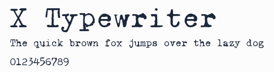 X Typewriter預覽圖