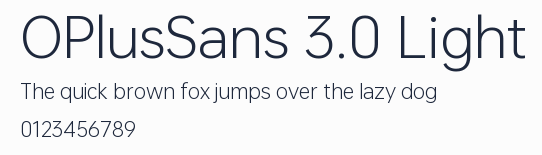 OPlusSans 3.0 Light預覽圖