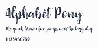 Alphabet Pony預覽圖