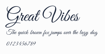 Great Vibes預覽圖