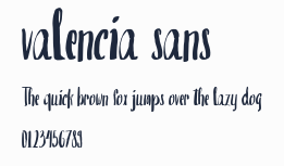 valencia sans