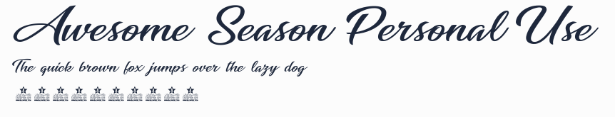 Awesome Season Personal Use預覽圖