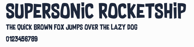 Supersonic Rocketship