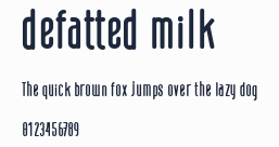 defatted milk