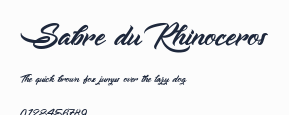 Sabre du Rhinoceros