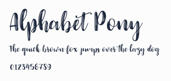 Alphabet Pony預覽圖