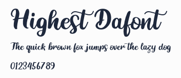 Highest Dafont預覽圖