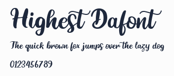 Highest Dafont預覽圖