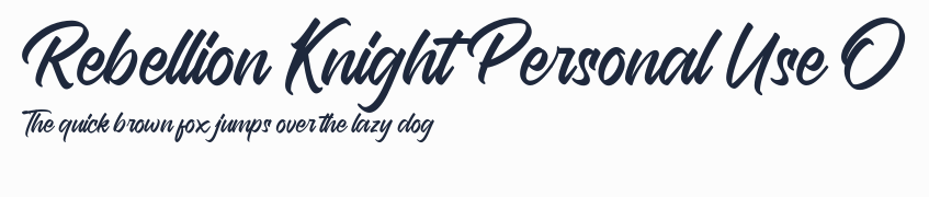 Rebellion Knight Personal Use O預覽圖