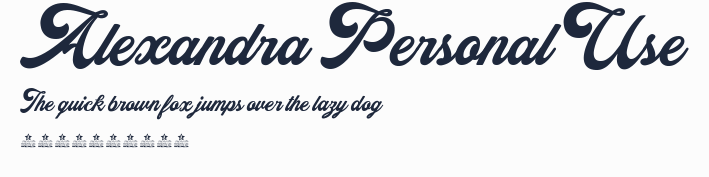 Alexandra Personal Use預覽圖
