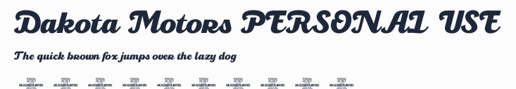 Dakota Motors PERSONAL USE預覽圖