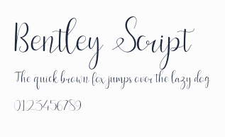 Bentley Script預覽圖