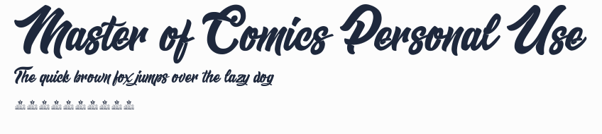 Master of Comics Personal Use