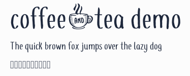 coffee+tea demo預覽圖