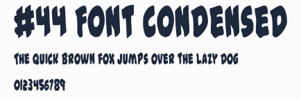 #44 Font Condensed