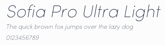 Sofia Pro Ultra Light預覽圖