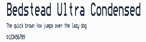 Bedstead Ultra Condensed預覽圖