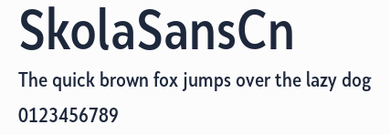 SkolaSansCn預覽圖