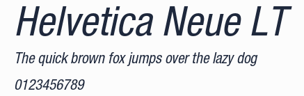Helvetica Neue LT預覽圖