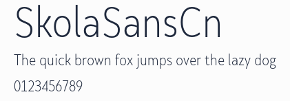 SkolaSansCn預覽圖
