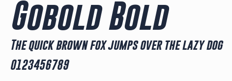 Gobold Bold預覽圖