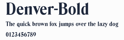 Denver-Bold預覽圖